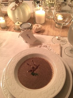 Creamy Mushroom Soup for Thanksgiving Dinner