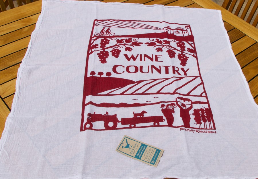 Wine Country Towel-Wine Work
