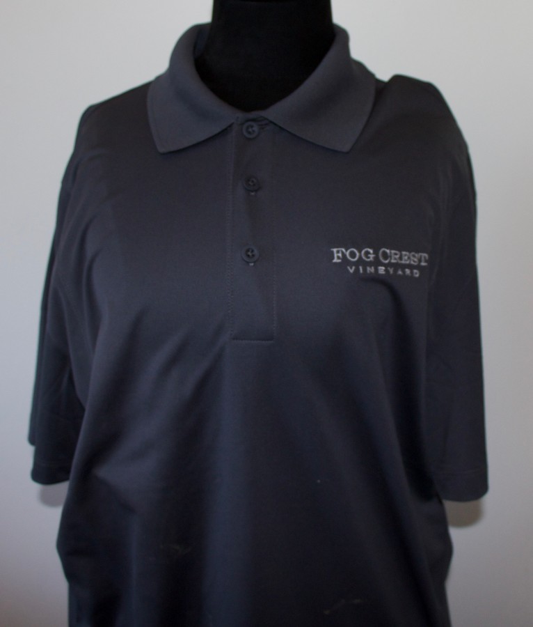 Men's Grey Polo Shirt - L