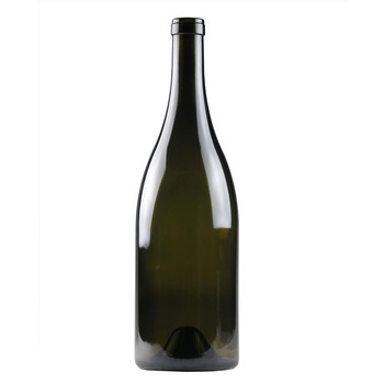 burgundian style wine bottle