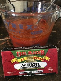 Achiote marinade