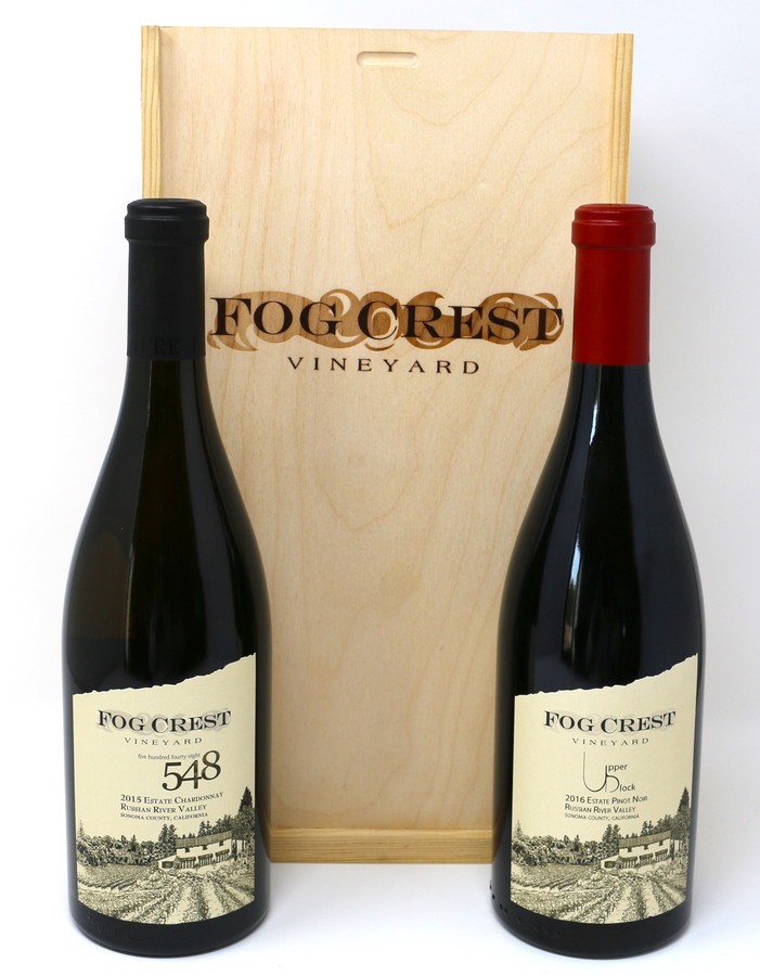 2 Bottle Gift Set: 548 Chardonnay and Upper Block Pinot Noir Image