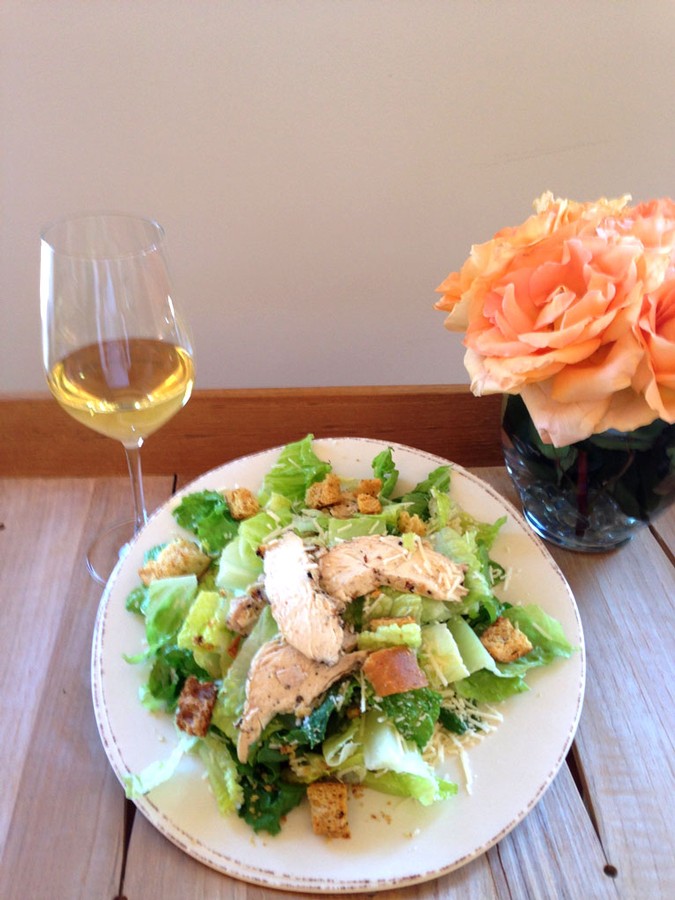 Classic Chicken Caesar Salad Entrée w/ Golden Beets