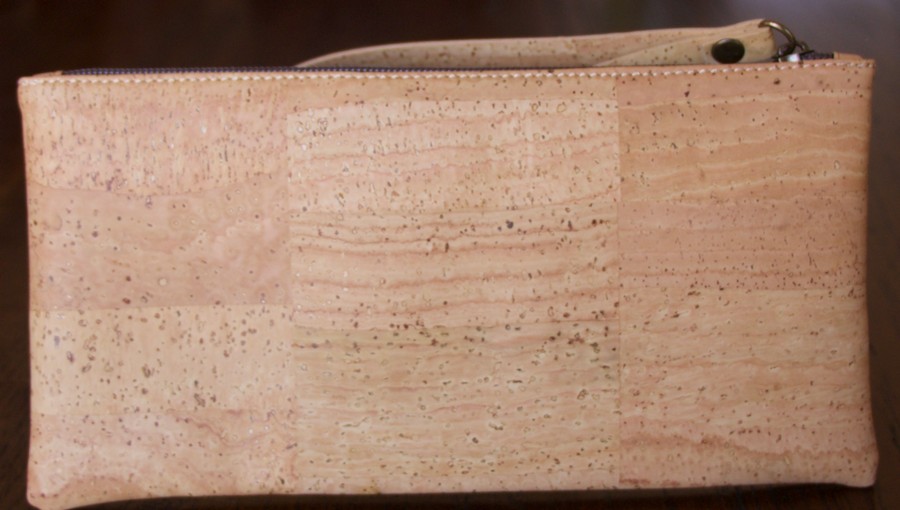 Cork Natural Wristlet