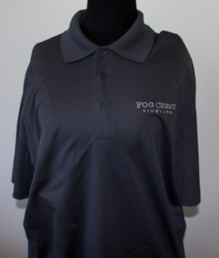 Men's Grey Polo Shirt - XL