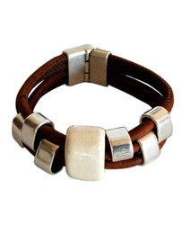 Three Strand Cork Bracelet