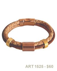 Braided Cork Bracelet