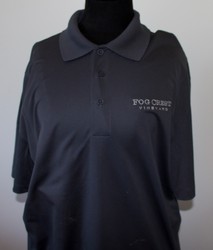 Men's Grey Polo Shirt - L